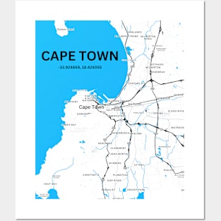 CAPE TOWN Posters and Art